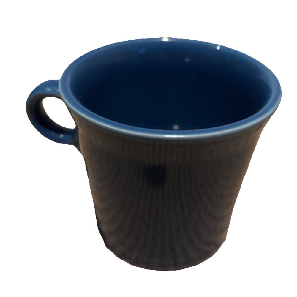 Turquoise Blue Ceramic HLC Fiesta Tom & Jerry Ring Handle Mug